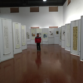 重庆书画展览挂画展示架 一站式工厂直销与专业展览展示服务